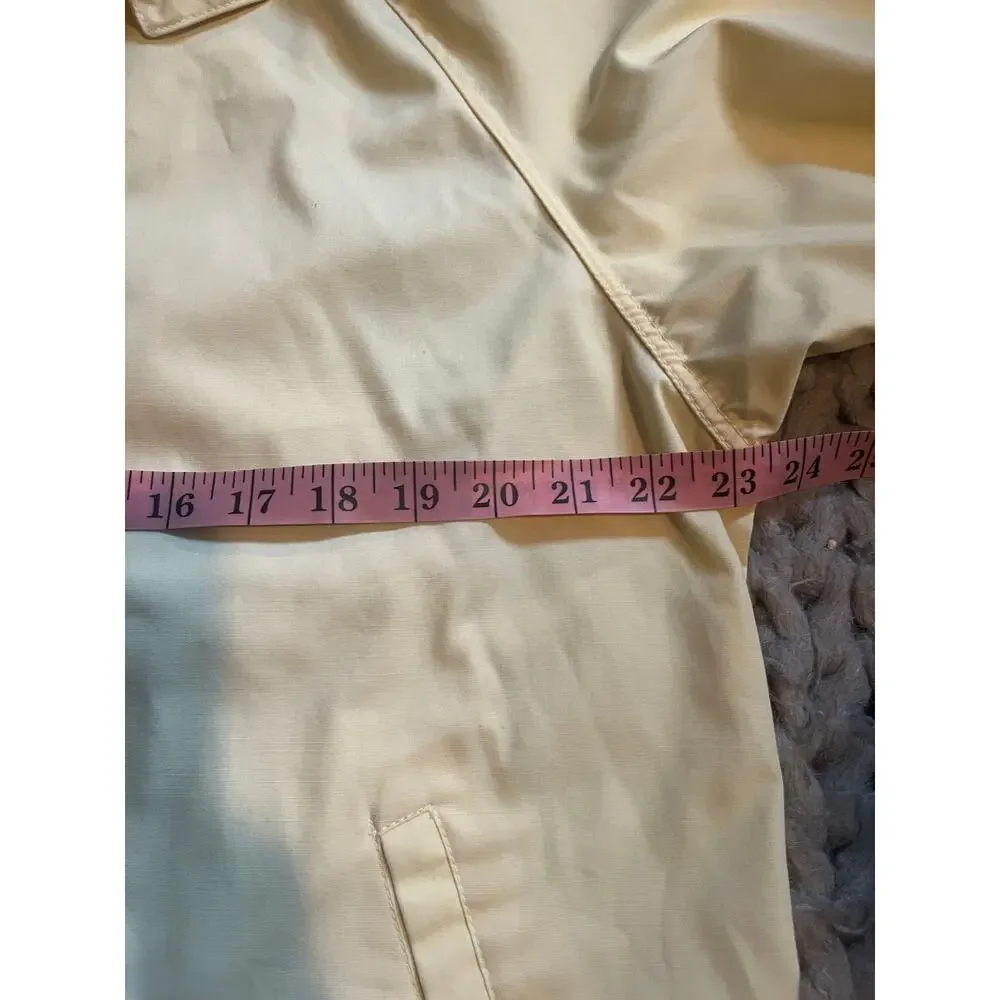 Vintage London fog jacket yellow size large